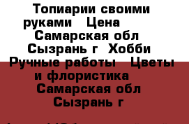 Топиарии своими руками › Цена ­ 450 - Самарская обл., Сызрань г. Хобби. Ручные работы » Цветы и флористика   . Самарская обл.,Сызрань г.